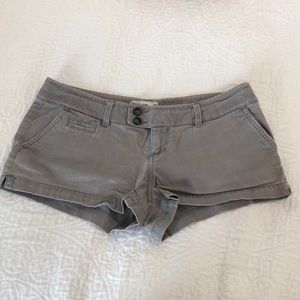 American Eagle Gray Chino Shorts